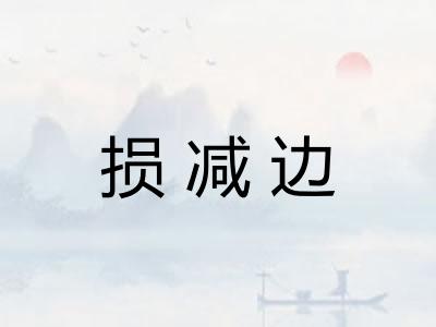 损减边