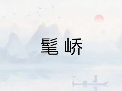 髦峤