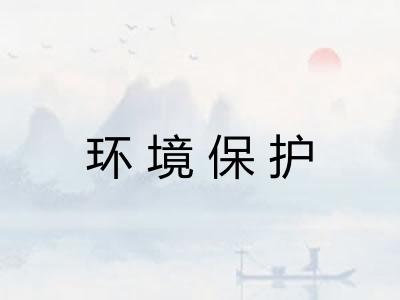环境保护