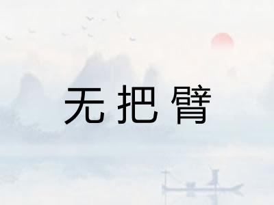 无把臂