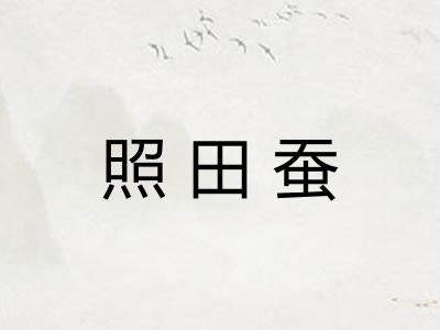 照田蚕