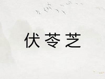 伏苓芝
