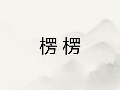 楞楞