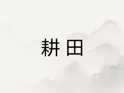 耕田