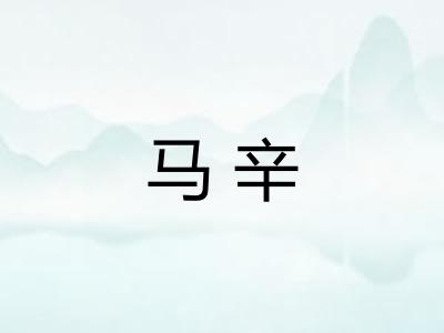 马辛