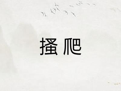 搔爬