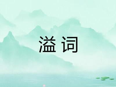 溢词