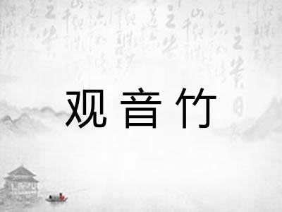 观音竹