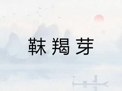 靺羯芽