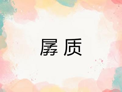 孱质