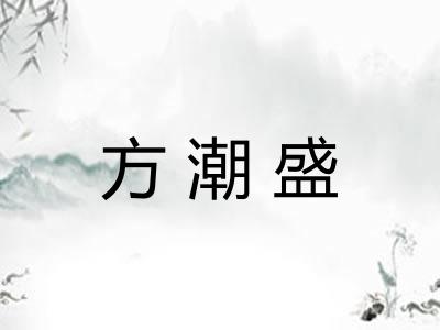 方潮盛