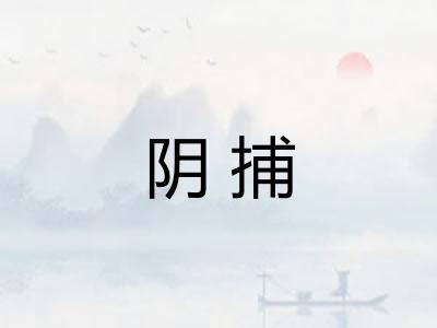 阴捕