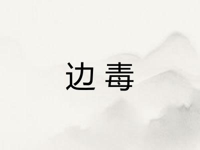 边毒