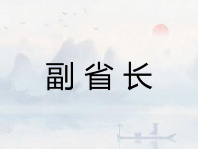 副省长