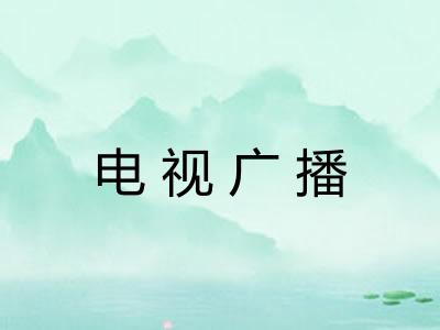 电视广播