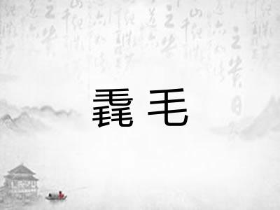 毳毛