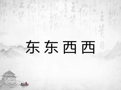 东东西西