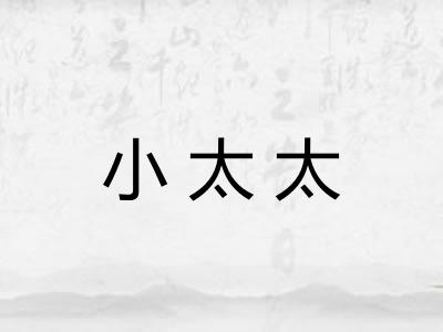 小太太