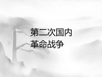 第二次国内革命战争
