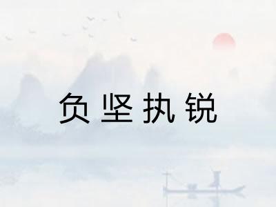 负坚执锐