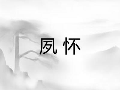 夙怀