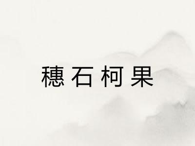 穗石柯果
