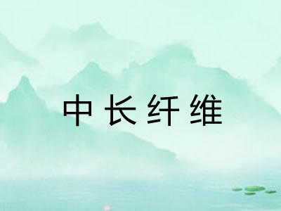 中长纤维