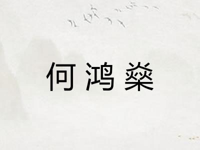 何鸿燊