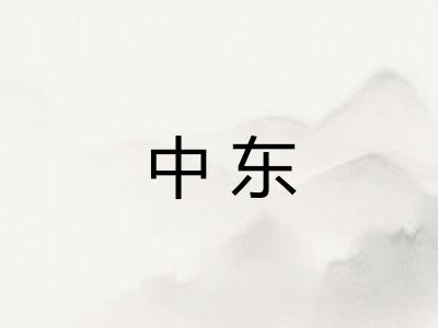 中东