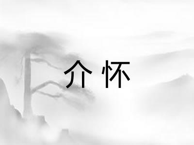 介怀