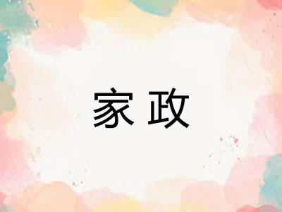 家政