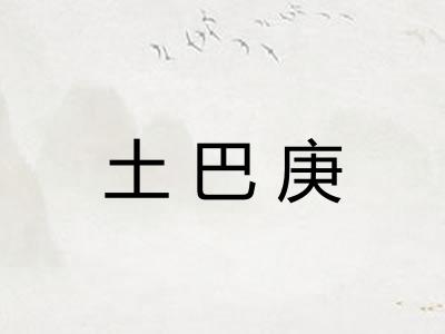 土巴庚