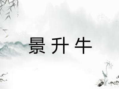 景升牛