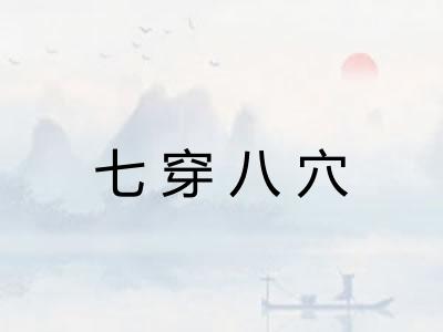 七穿八穴