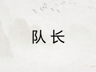队长