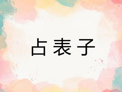 占表子