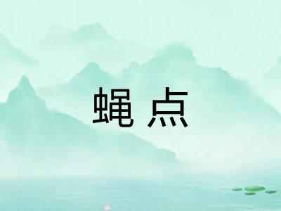 蝇点