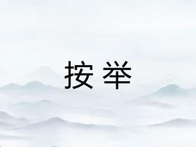 按举