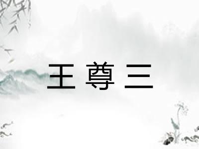 王尊三