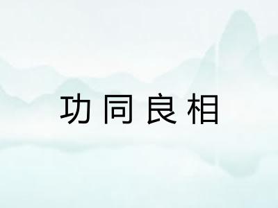 功同良相