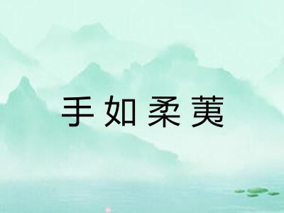 手如柔荑