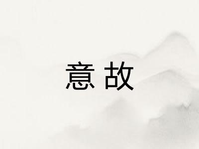 意故