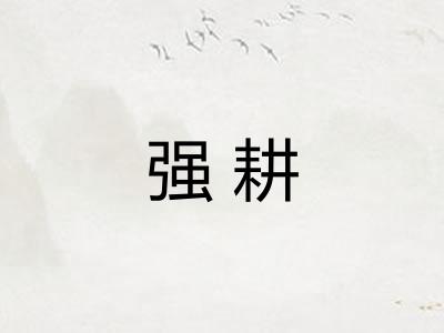 强耕