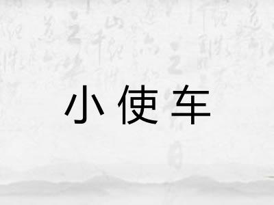 小使车