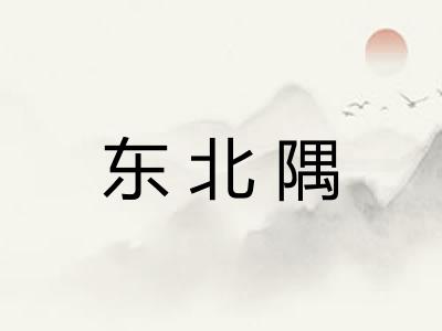 东北隅