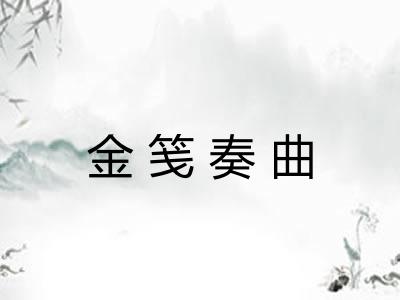 金笺奏曲