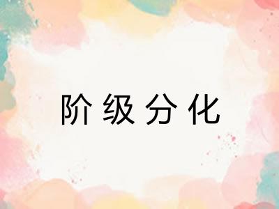 阶级分化