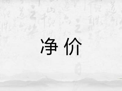 净价