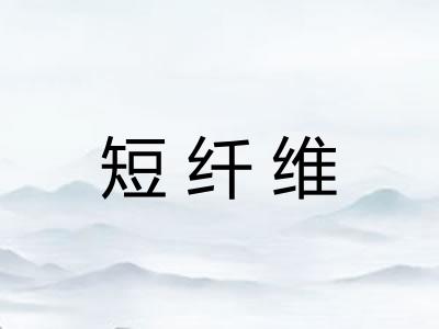 短纤维