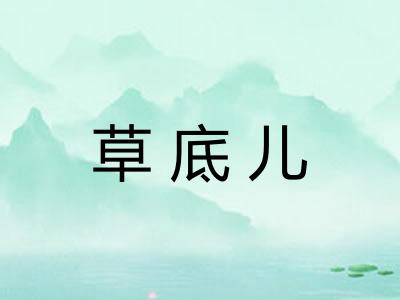 草底儿